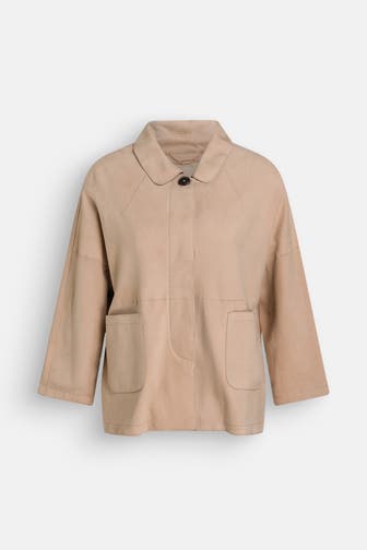 MABRUN Lederjacke 'Stelle' beige