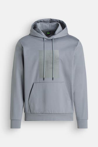 BOSS Hoodie 'Soody Mirror' grau