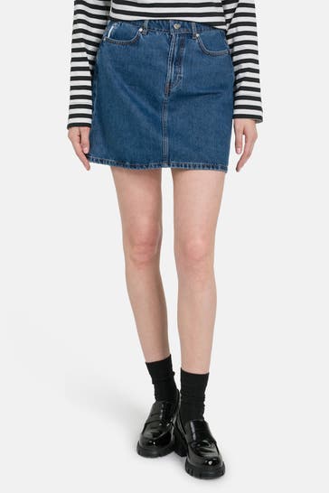 MARC O'POLO DENIM Jeansrock dunkelblau