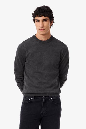 LACOSTE Strickpullover dunkelgrau