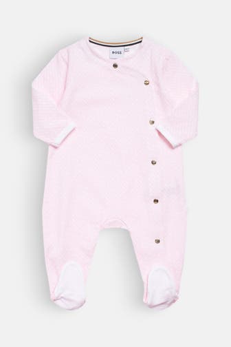 BOSS Set: Strampler & Mütze rosa