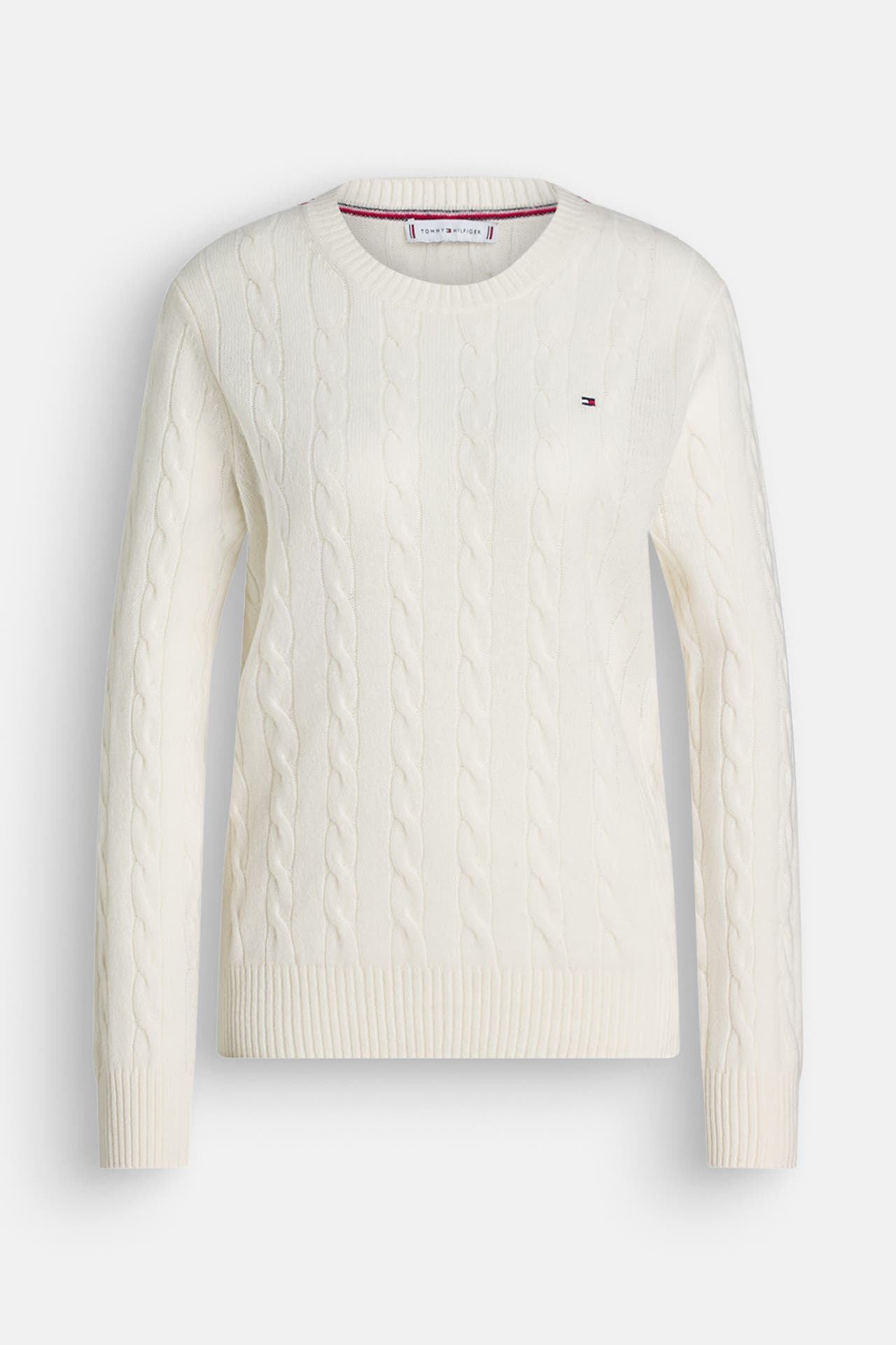 TOMMY HILFIGER Strickpullover wollweiß, Bild 1