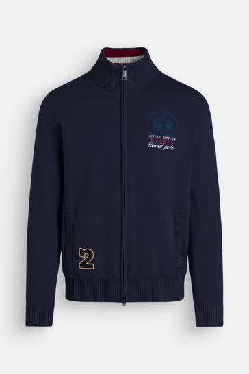 LA MARTINA Strickjacke dunkelblau