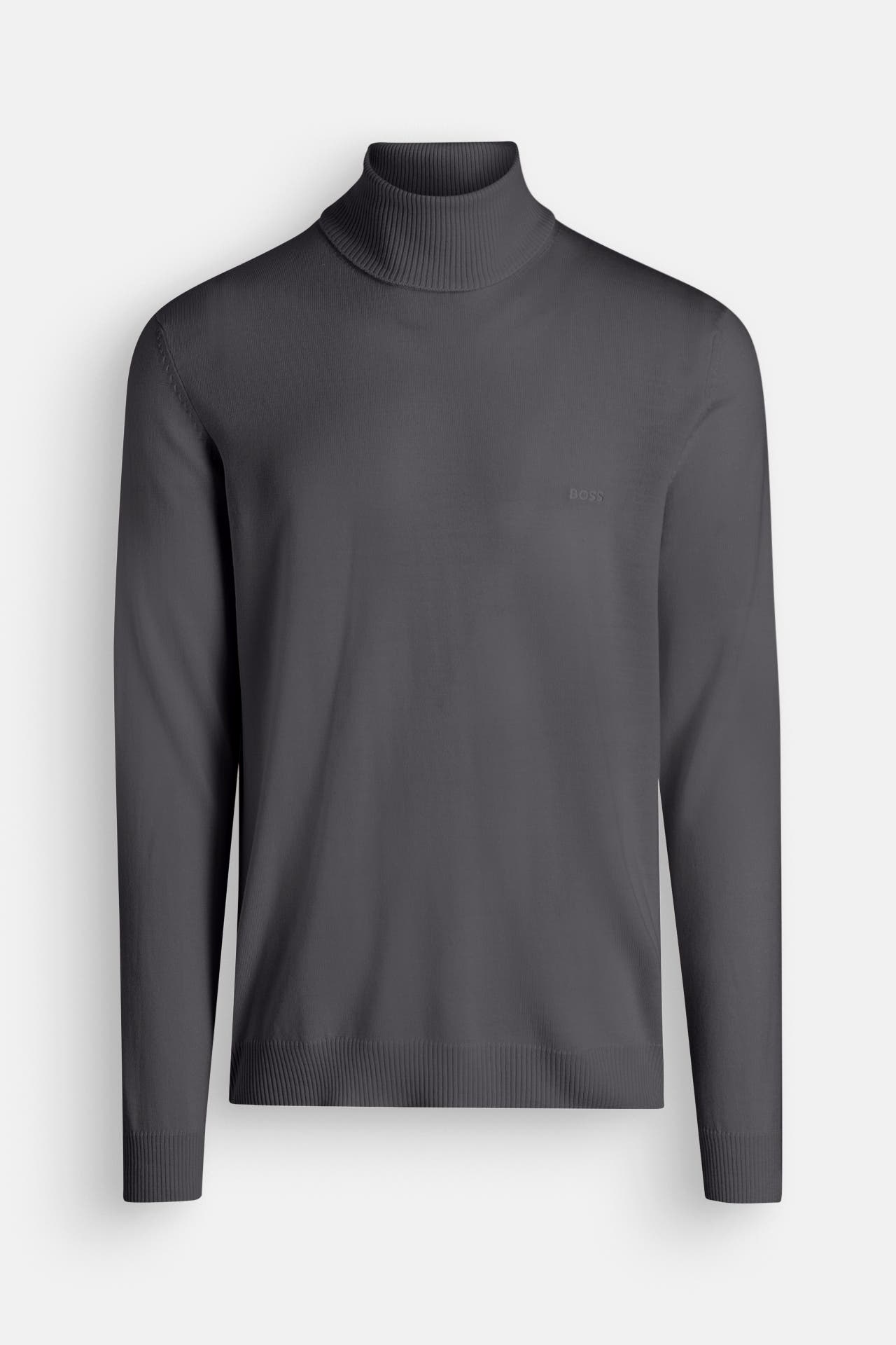 BOSS Rollkragenpullover 'Baldebert' dunkelgrau, Bild 1