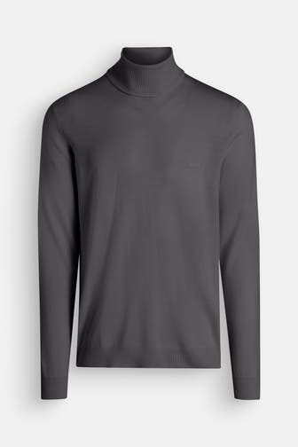 BOSS Rollkragenpullover 'Baldebert' dunkelgrau