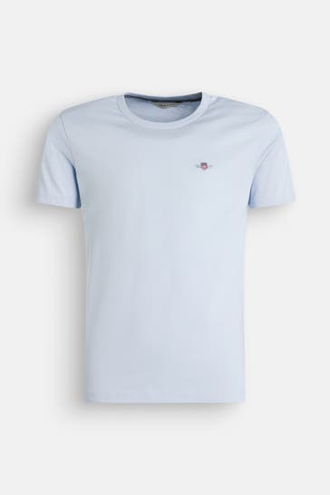 GANT T-Shirt taubenblau