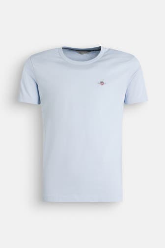 GANT T-Shirt taubenblau