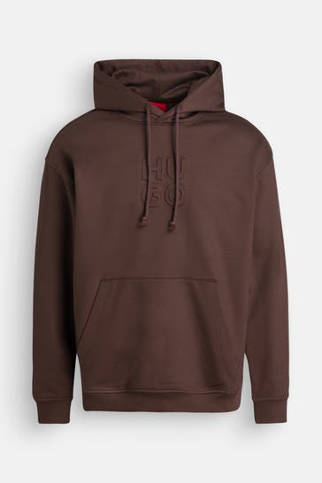 HUGO Hoodie 'Dokras' dunkelbraun