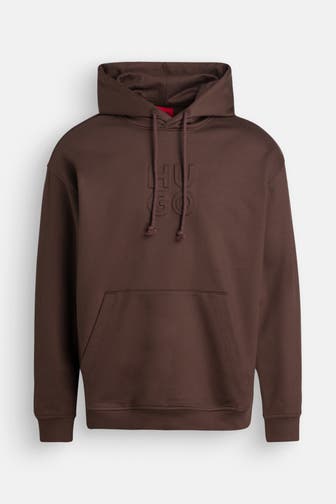 HUGO Hoodie 'Dokras' dunkelbraun