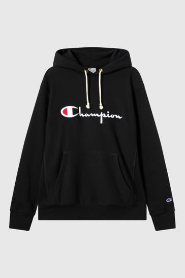CHAMPION Hoodie schwarz