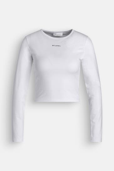OH APRIL Longsleeve 'Ica' hellgrau