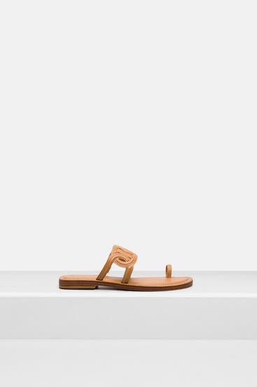 MICHAEL MICHAEL KORS - Slides 'Alma' hellbraun