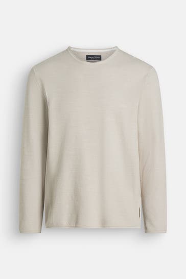 MARC O'POLO Strickpullover beige
