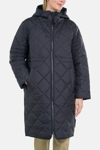 MARC O'POLO DENIM Light-Steppmantel dunkelblau