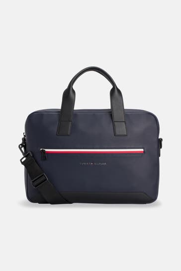 TOMMY HILFIGER Aktentasche dunkelblau