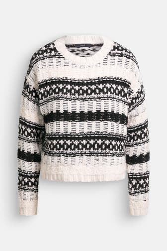 OUI Wollmix-Strickpullover mehrfarbig