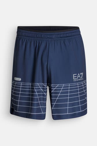 EA7 Shorts navy kariert