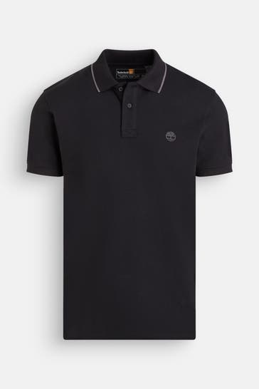 TIMBERLAND Polo-Shirt schwarz