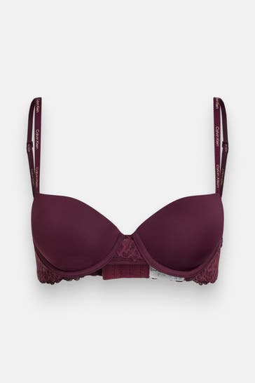 CK UNDERWEAR Bügel-BH aubergine