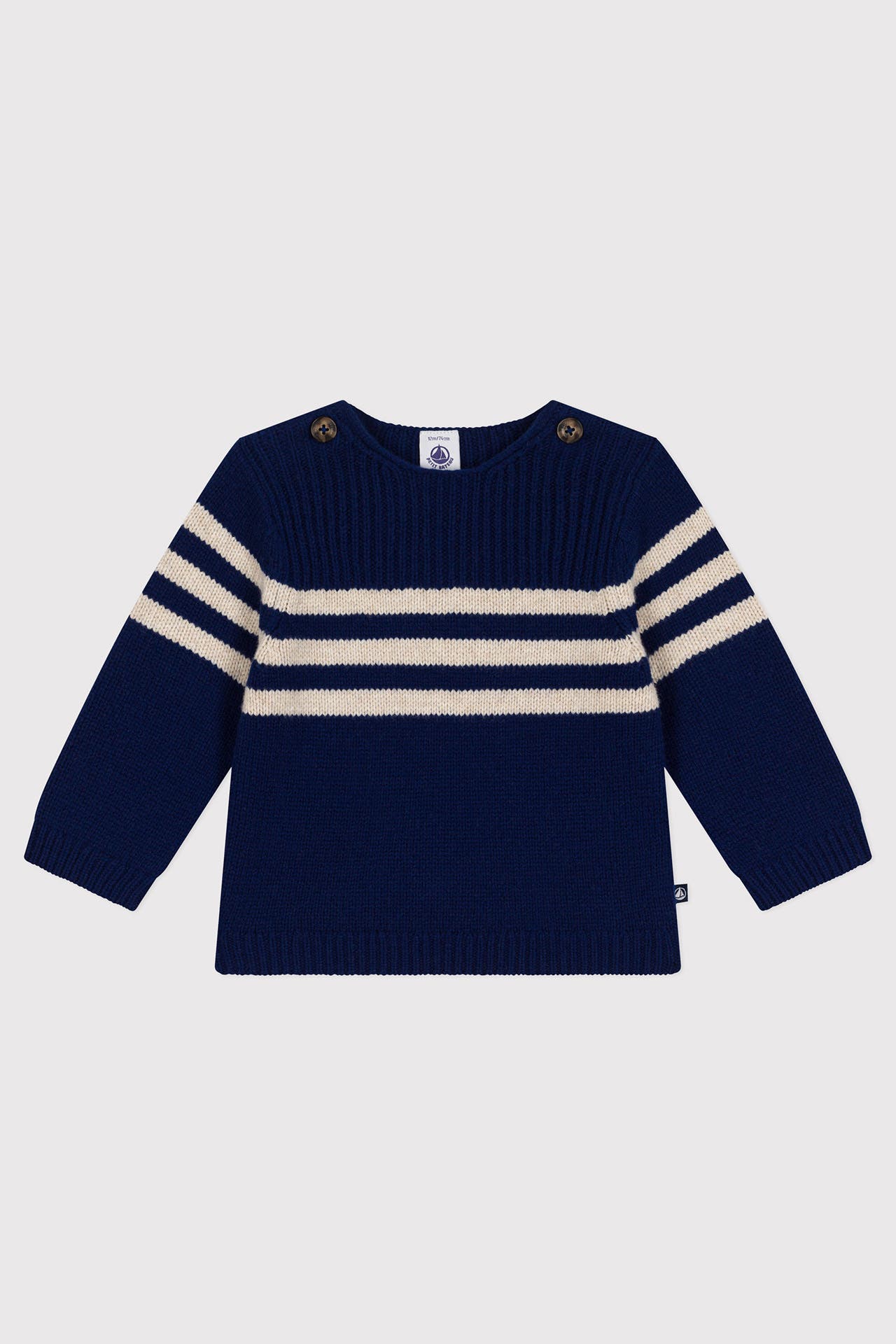 PETIT BATEAU Strickpullover gestreift, Bild 1