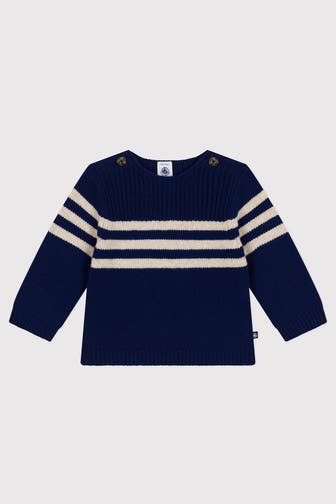 PETIT BATEAU Strickpullover gestreift