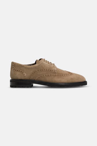 JOOP! Lederschnürer taupe