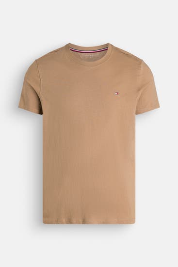 TOMMY HILFIGER - T-Shirt hellbraun