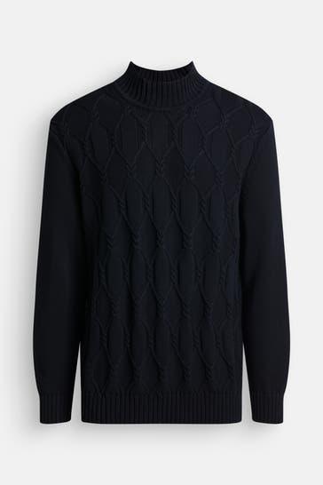 STRELLSON Strickpullover 'Cruz' dunkelblau