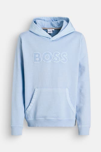 BOSS Hoodie hellblau