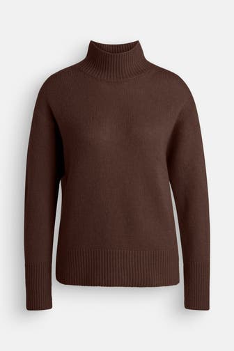LUISA CERANO Strickpullover dunkelbraun