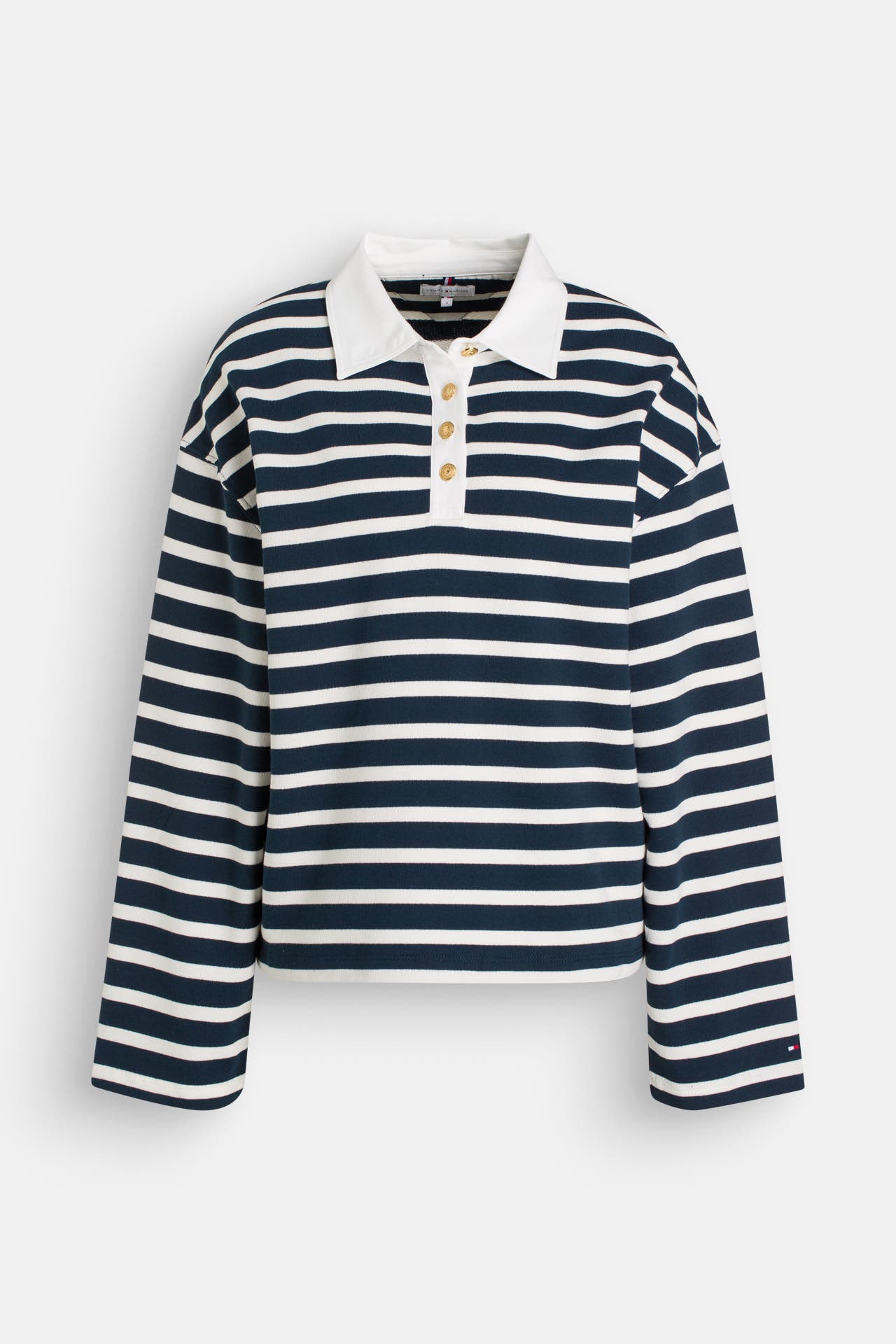 TOMMY HILFIGER Polo-Sweatshirt gestreift, Bild 1