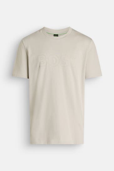 BOSS GREEN T-Shirt sand