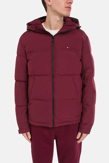 TOMMY HILFIGER Daunenjacke weinrot