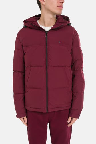 TOMMY HILFIGER Daunenjacke weinrot