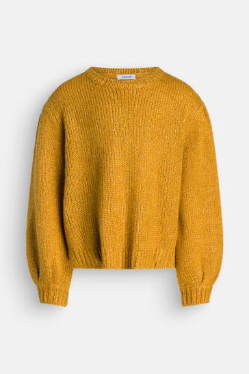 MAYORAL Strickpullover 'Fantasie' senfgelb