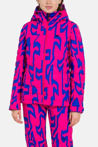 J.LINDEBERG SPORTSWEAR Daunenskijacke gemustert