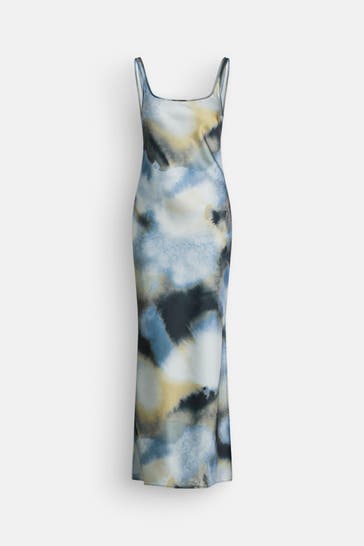 SAMSØE & SAMSØE Maxikleid 'Sunna' gemustert