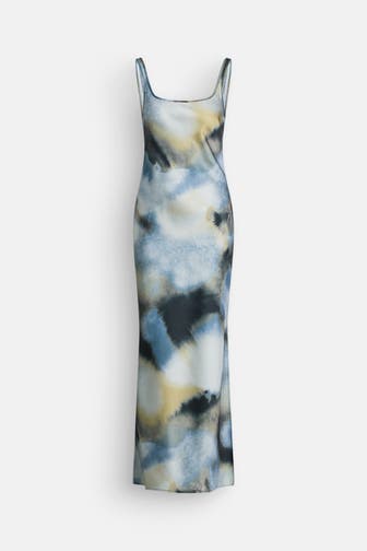 SAMSØE & SAMSØE Maxikleid 'Sunna' gemustert