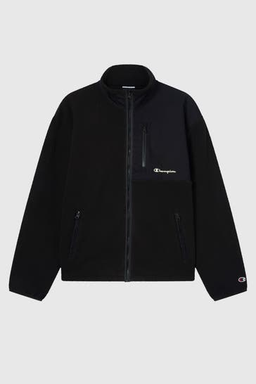 CHAMPION Fleecejacke schwarz