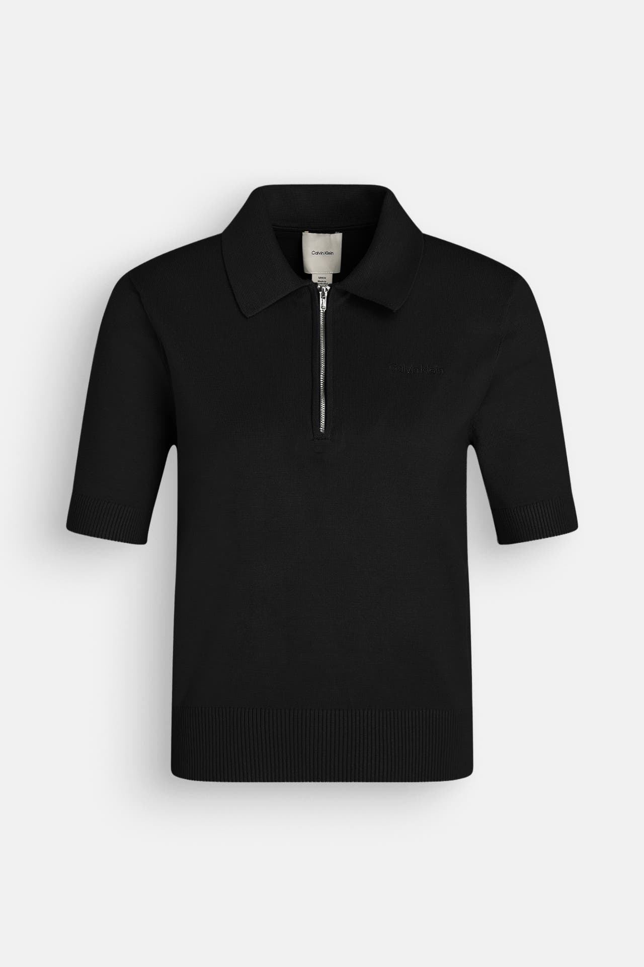 CALVIN KLEIN Polo-Shirt schwarz, Bild 1