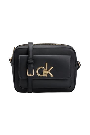 CALVIN KLEIN Umhängetasche schwarz