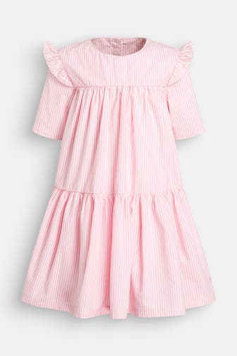 PETIT BATEAU Kleid rosa gestreift