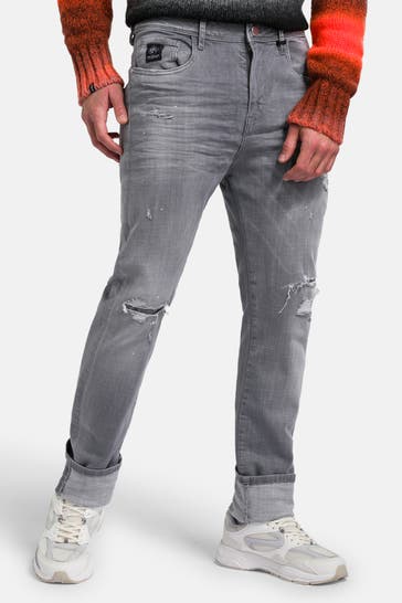ELIAS RUMELIS Jeans 'Zaven' grau