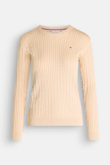 TOMMY HILFIGER Strickpullover beige