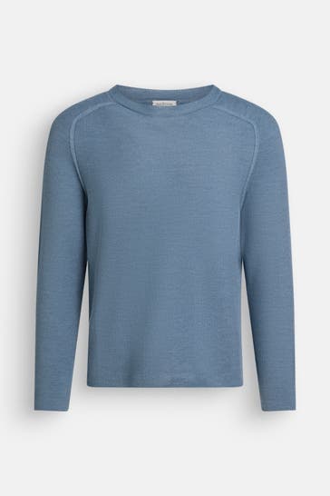 PHIL PETTER Wollpullover graublau