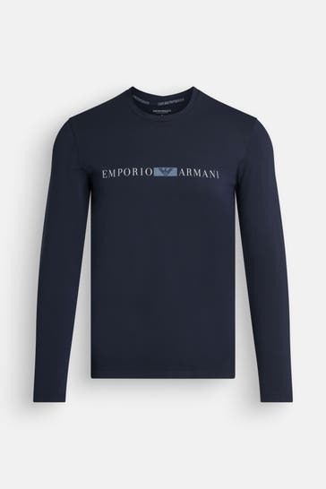 EMPORIO ARMANI Longsleeve nachtblau