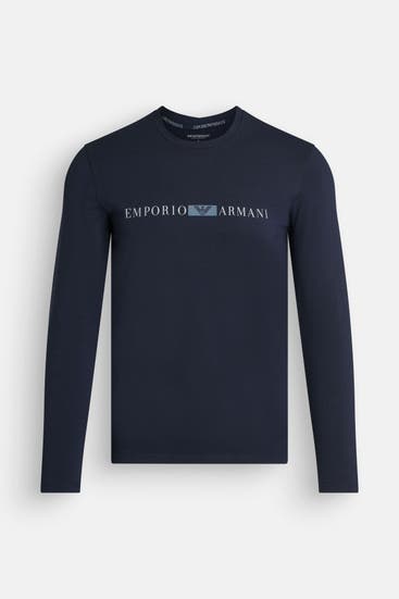 EMPORIO ARMANI - Longsleeve nachtblau