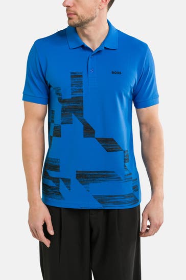 BOSS GREEN Polo-Shirt 'Paddy 6' gemuster