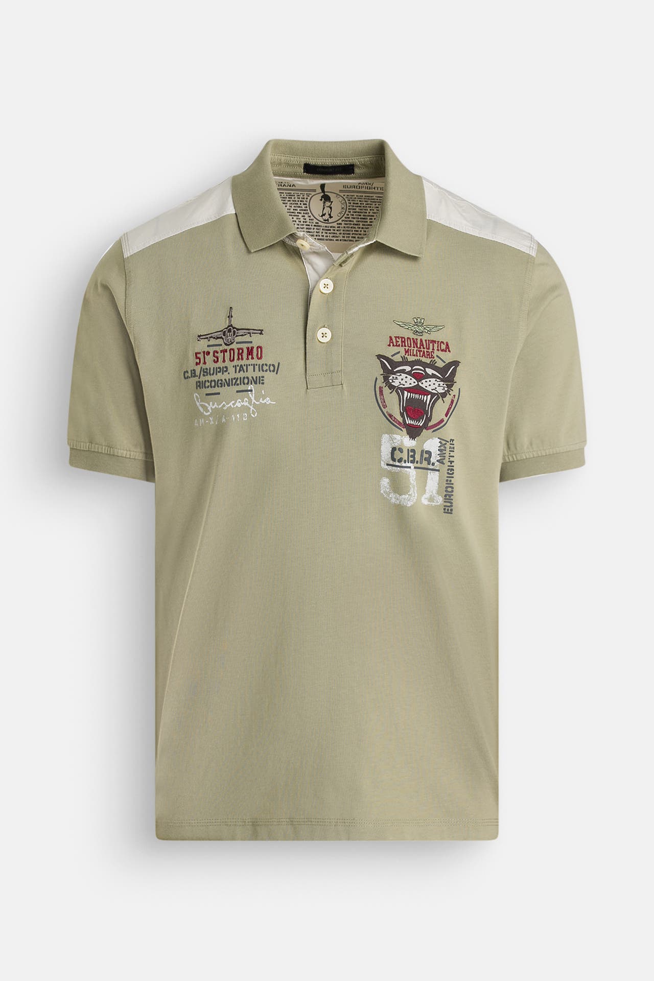 AERONAUTICA MILITARE Polo-Shirt graugrün, Bild 1