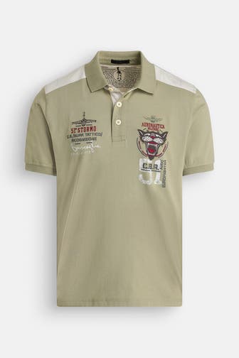 AERONAUTICA MILITARE Polo-Shirt graugrün